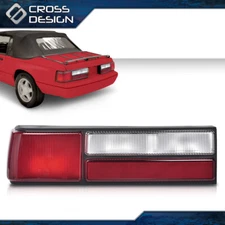 Tail Light Taillamp Rear Brake Light Left Right Side Fit For 87-93 Mustang LX