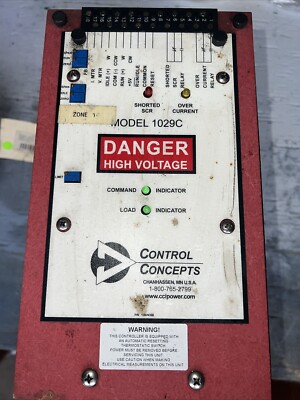 Control Concepts 1029C-V-575V-120A-R0/5V-IPOT SCR Power Controller 120A  USED