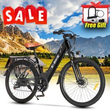 NEW E-Bike 26'' Electric Bike for Adults 750W Motor City Bicycle Commuter Ebike