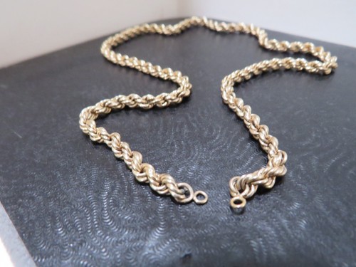 Decorative 4MM Gold Plated Rope Chain - Picture 3 of 3