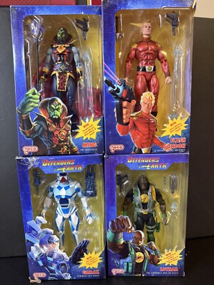 Set Lot 4 -NECA Defenders of the Earth Flash Gordon Ming Merciless Lothar Garax