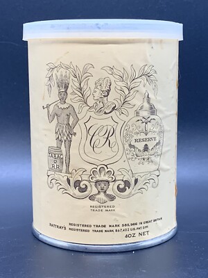 RATTRAY S Tobacco Tin 7 Reserve Medium Perth Scotland Charles Rattray 4 Oz