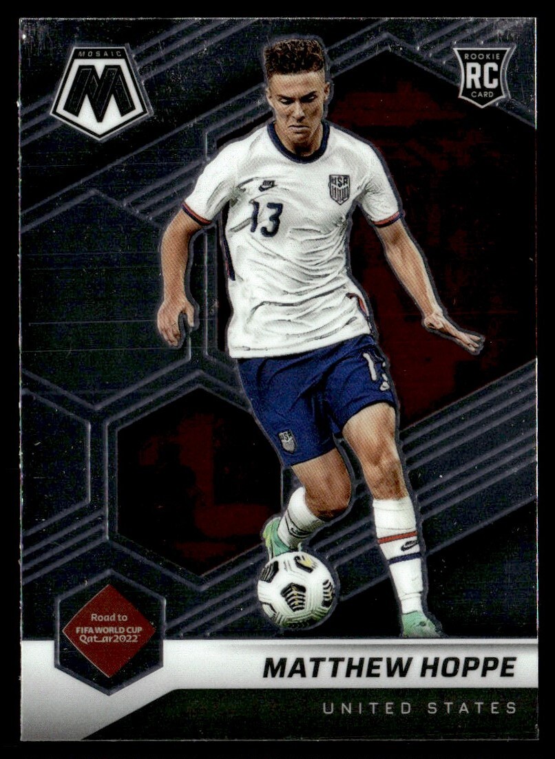 2021 Panini Mosaic Road to FIFA World Cup Matthew Hoppe Rookie USA #103