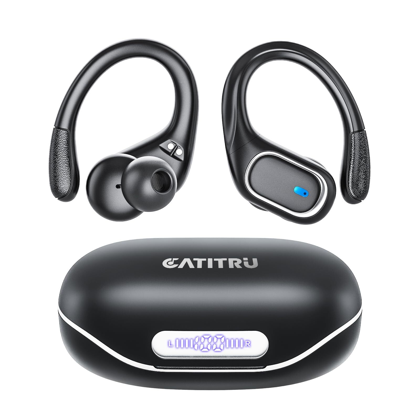 Wireless Earbuds Bluetooth Headphones 80Hrs Playtime Ear Buds IPX7 Waterproof...-image