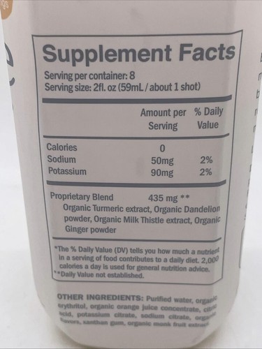 Dose for Your Liver 16oz Dietary Supplement Detox Cleanse * SEALED * Exp 12/2026 - Picture 3 of 3