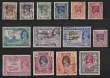 Burma    1947    Sc # 70-84(14val.)     Used    (u4)