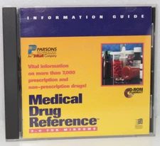 PARSONS INTUIT MEDICAL DRUG REFERENCE 2.0 FOR WINDOWS VINTAGE SOFTWARE INFO GUID