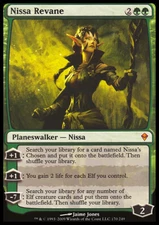 MTG Magic the Gathering Nissa Revane (170/280) Zendikar LP