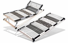 Lattenrost  7-Zonen Lattenrahmen Buchenholz Bettrost 44 Leisten 200kg 🚫Rollrost