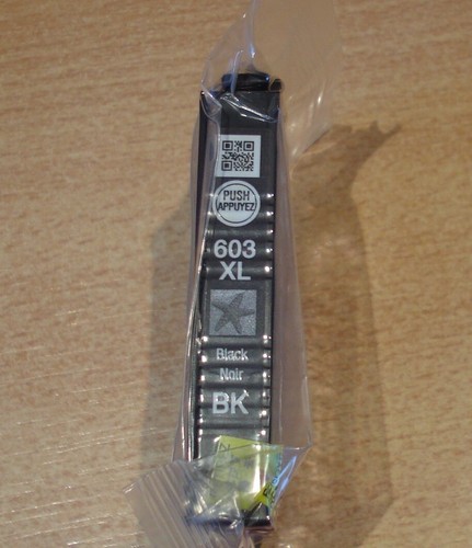 GENUINE EPSON 603XL Black cartridge 