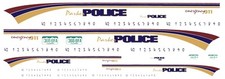 PARKER Police Colorado 1/64th Slot Car Waterslide Decals