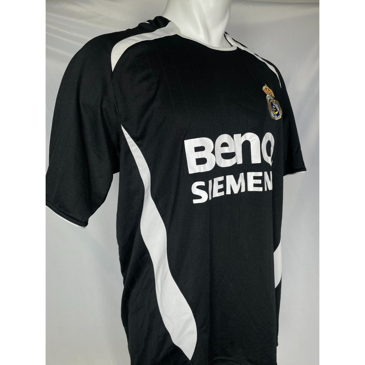 adidas Real Madrid レアル 黒色 Benq Siemens Real Madrid 2006 2007 Adidas jersey shirt black camiseta