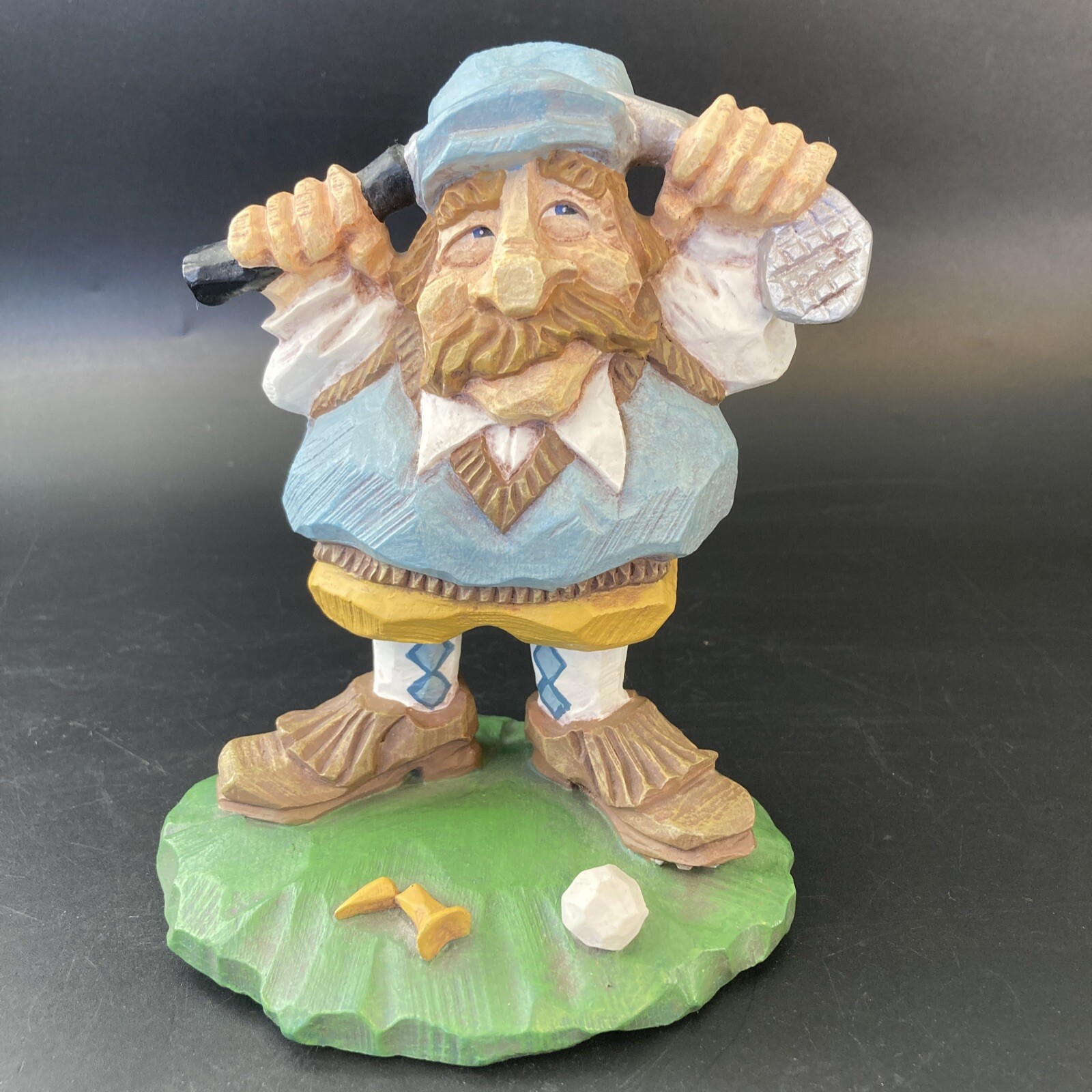 David Frykman Golfer Breaking Club Figurine Item 3083