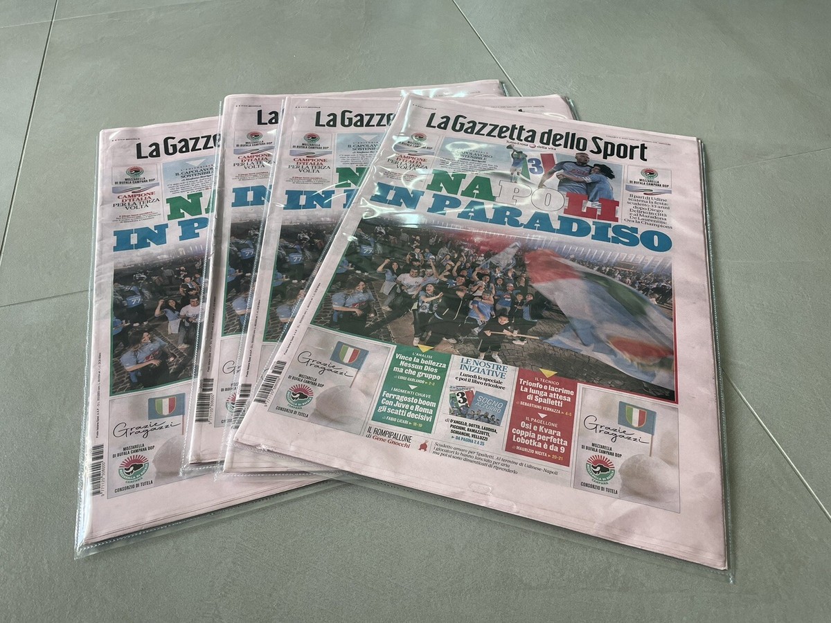 Gazzetta Dello Sport – 05/05/2023 – Napoli Campione D'Italia – Neuf