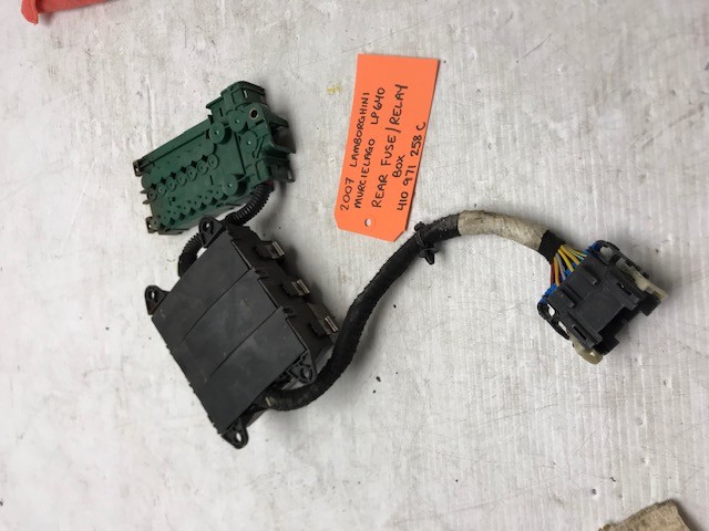 07 LAMBORGHINI MURCIELAGO LP640 FUSE RELAY ELECTRICAL BOX 410971258c 08 09 10