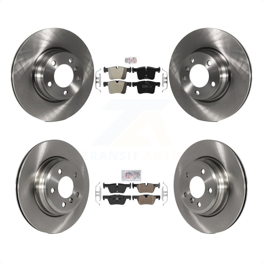 Front Rear Integrally Molded Pad & Brake Rotor Kit For BMW 328i xDrive