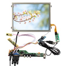 HD VGA AV USB LCD Controller Board 10.4" VS104T 1024X768 Resistive Touch LCD