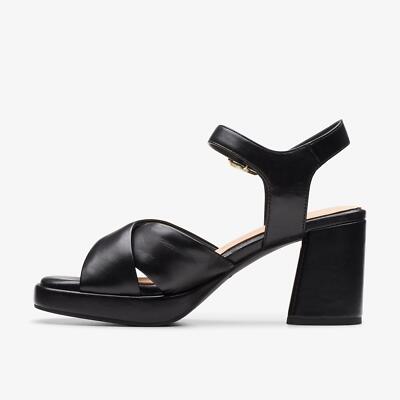 Clarks Women's Ritzy75 Rae Black Leather 26176646 | eBay