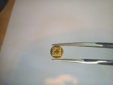 NOS - ZENITH EL PRIMERO corona IMPERMEABILE oro giallo - 5,00 mm / 2,00 mm / 0,9