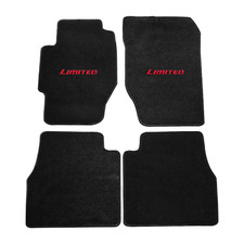 Fits 98-02 Honda Accord Black Floor Mats Carpets Nylon Front Rear Anti-slip 4pcs