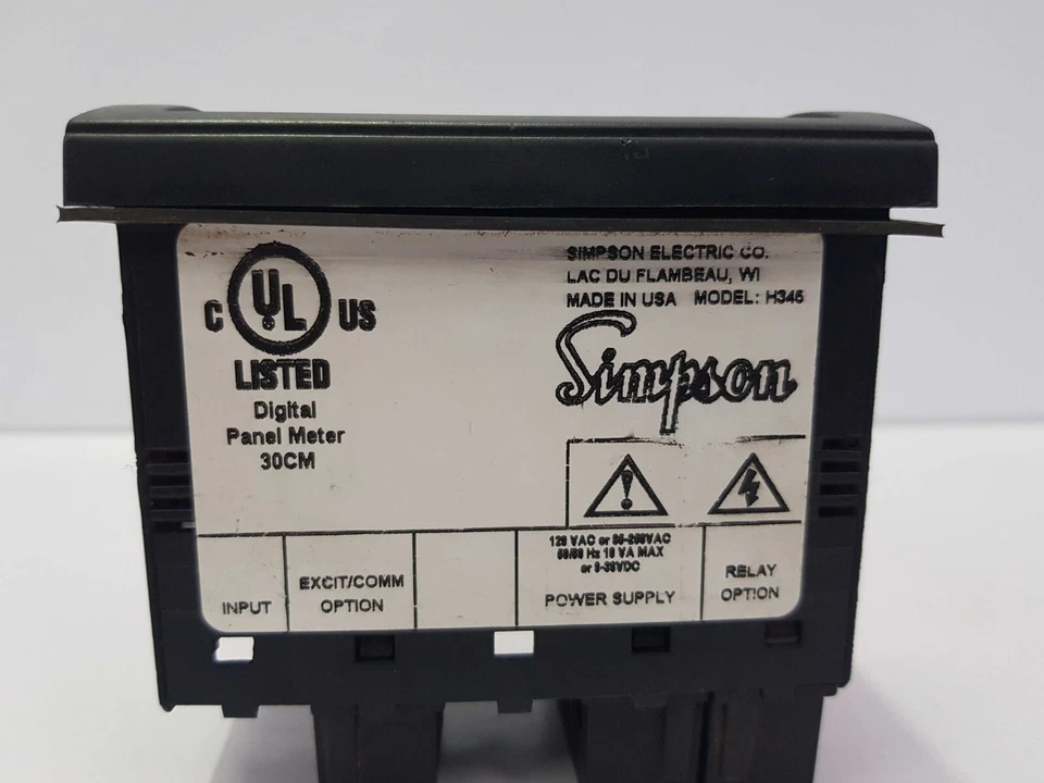 SIMPSON H345 ADVANCED DIGITAL CONTROLLER H345271021 - Image 4 of 4