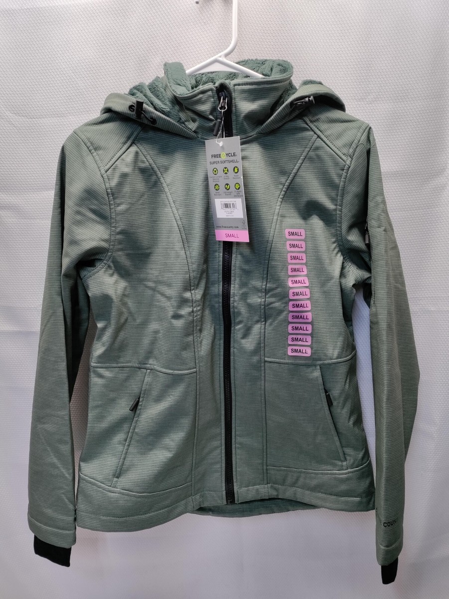 Free Country Freecycle Women's Super Softshell Water Resistant Jacket Small