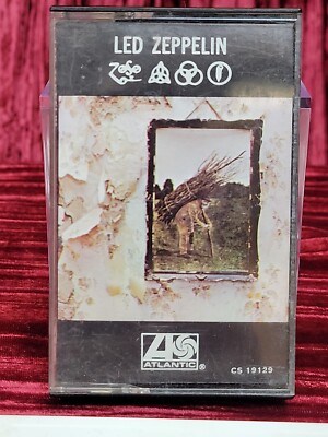 VINTAGE LED ZEPPELIN IV Zoso 4 Symbols Untitled Audio Cassette