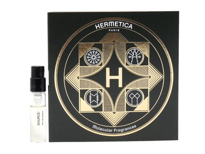 HERMETICA SOURCE EDP 1.5ml .05fl oz x 1 COLOGNE PERFUME SPRAY SAMPLE VIAL