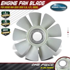 Cooling Radiator Fan Blade for Dodge Ram 2500 2003-2009 Ram 3500 2003 2004-2010