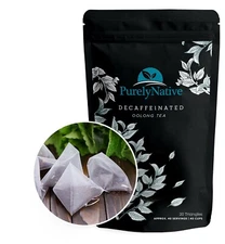 Decaffeinated Oolong Tea Bags, Great For Caffeine Free Oolong. Purely Native