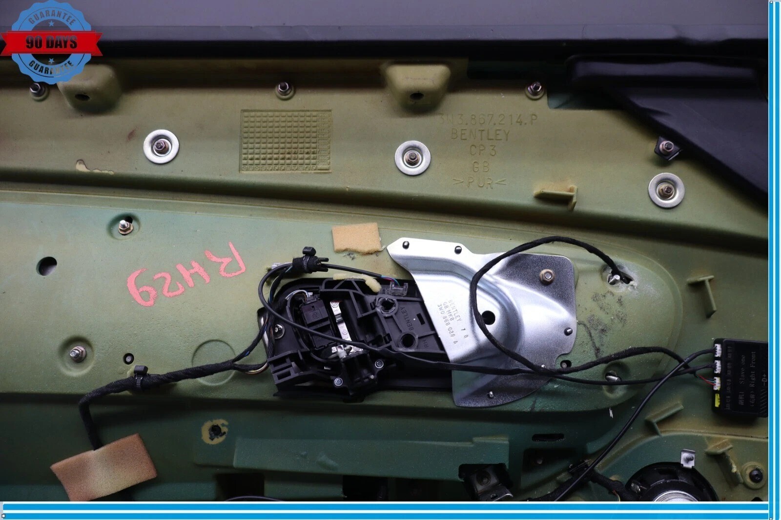 07-11 Bentley Continental GTC Convertible Right Side Interior Door Panel OEM