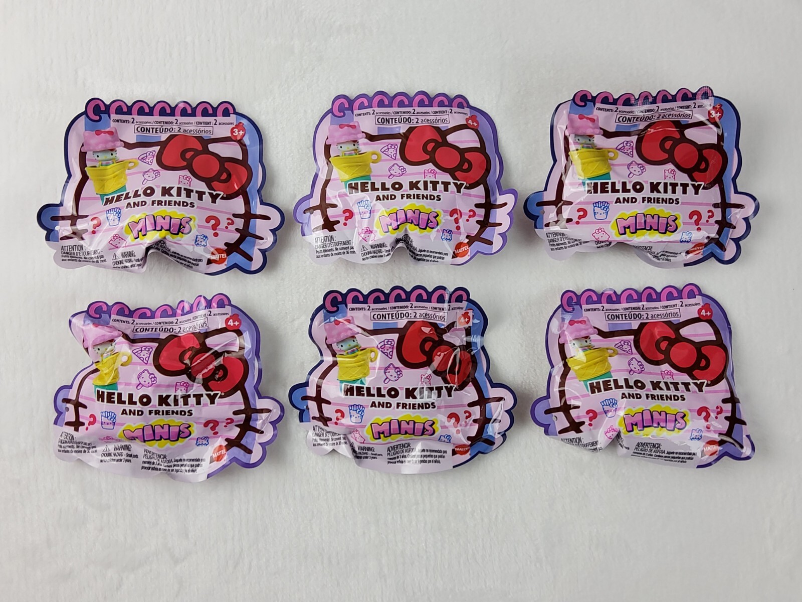 Hello Kitty Friends Minis Sanrio Surprise Bags Lot of Mystery