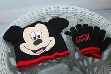 Set of 2 - Disney Mickey Mouse Boys: Beanie and Gloves