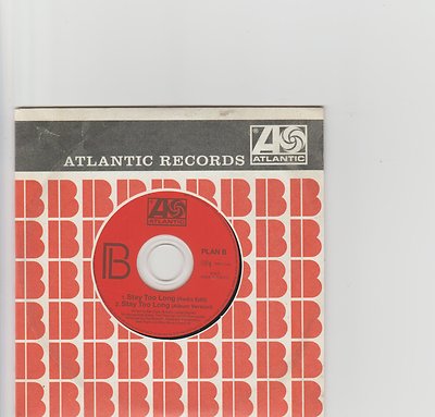 Plan B- Stay too Long UK promo cd