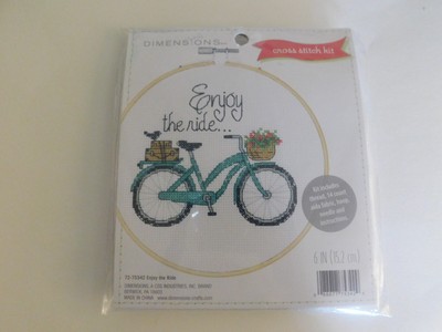 Dimensions cross stitch kit Enjoy the ride 6''