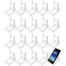 20 PCS Acrylic Plate Stand Clear Acrylic Adjustable Display Acrylic Display E...