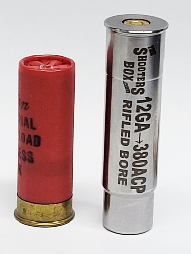 12GA to 380ACP RIFLED Shotgun Adapter - Chamber Reducer - Stainless - Free Ship! - Picture 2 of 6