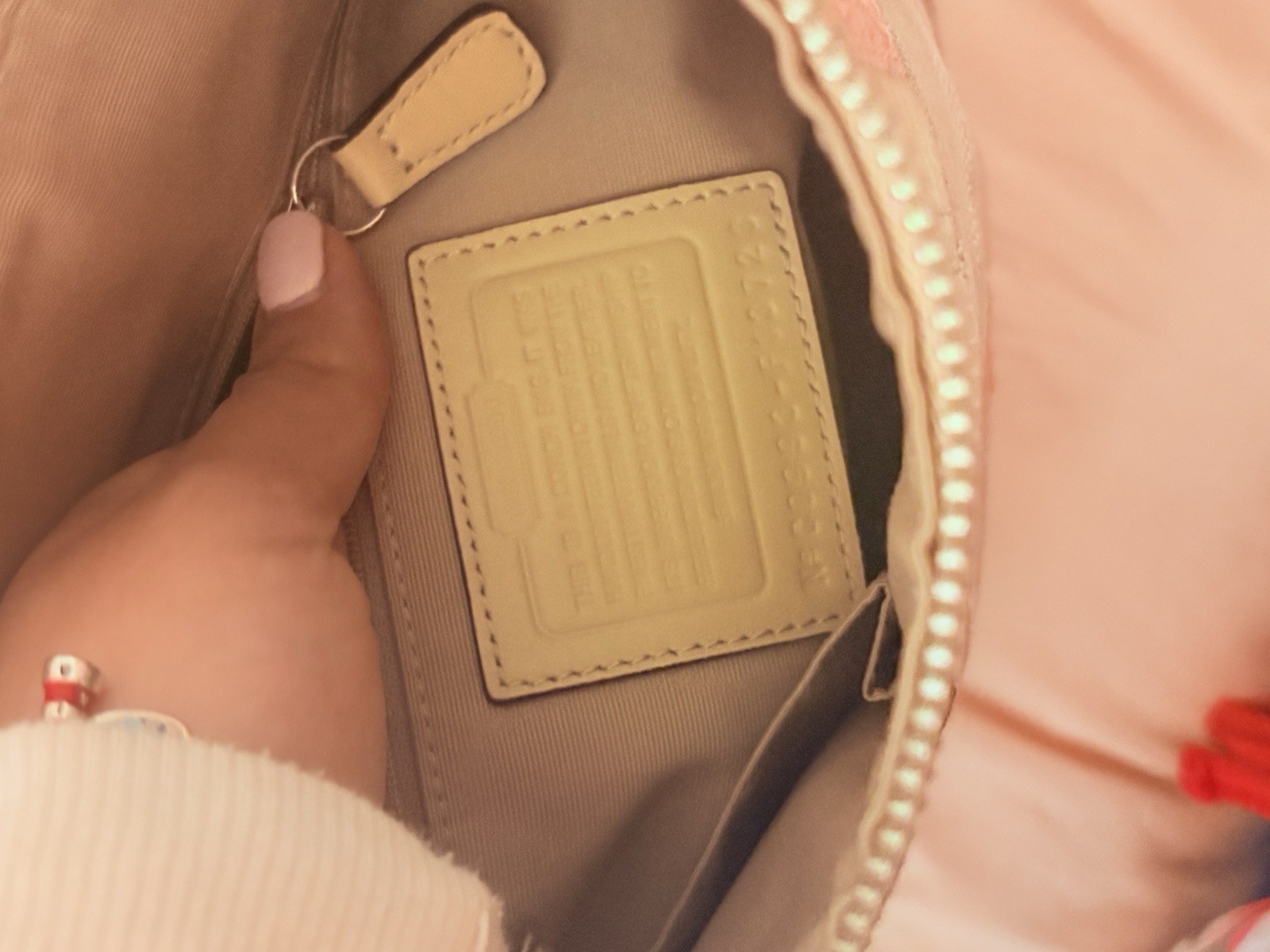 Coach Patchwork Shoulder Bag with Cherry Charm Be… - image 6