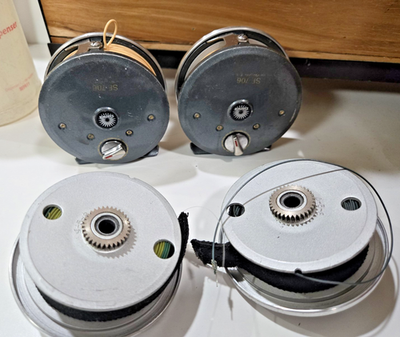 x2 Daiwa SF 706 Vintage Fly Fishing Reels Japan Line Weights 4-5-6