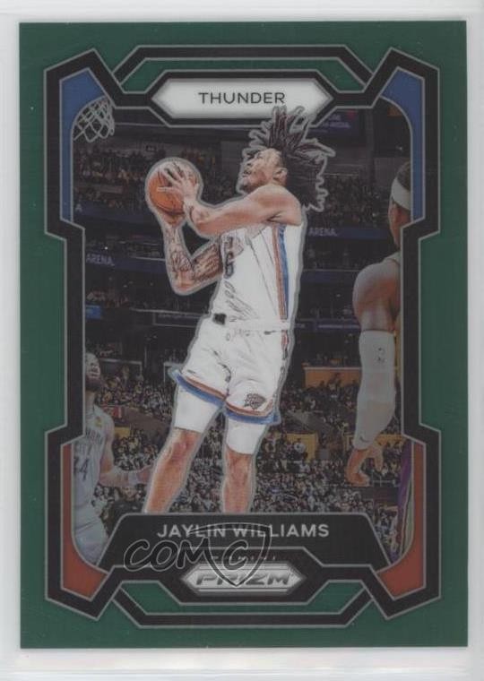 2023-24 Panini Prizm Green Prizm Jaylin Williams #214 k6j