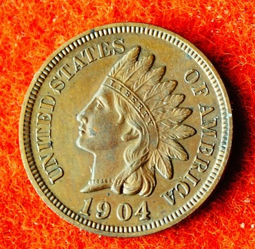 1904 INDIAN HEAD CENT PROOF CAMEO GEM