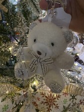 Teddy Bear Plush Bag Charm Cute Doll Toy Keychain Accessory for Purse Handbag