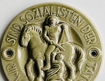 Wächtersbacher Türplakette aus dem Jahre 1933 gut erhalten - Bild 1 von 2