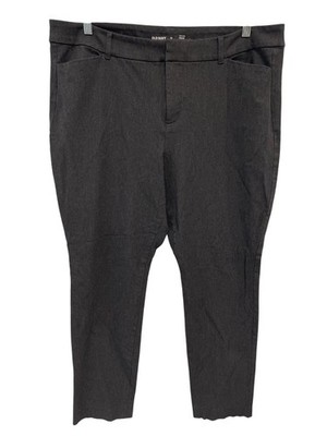 Old Navy Pixie Pants Size 18 High Rise Secret Smooth Pockets Dark Heather Gray