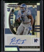 2020 Panini Prizm Draft Picks #247 Patrick Taylor Jr. Prizms Silver Auto