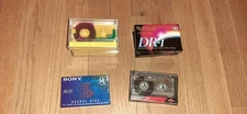 LOT 10 NEW/SEALED Audio Cassette Tapes TDK Fuji Sony Memorex  60 & 90min
