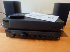 Arcam Alpha 8R integrated amplifier and Alpha 8 power amplifier.