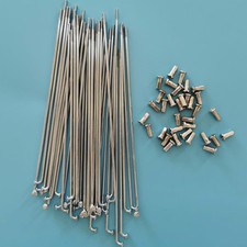 36PCS E-bike Wheel Tire Steel Spokes 80-305mm Bicycle Spokes 2.5mm 12G 12K