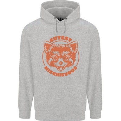 Red Panda Cutest Mischievous Mens 80% Cotton Hoodie