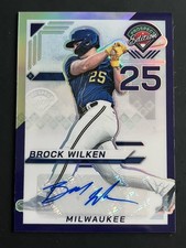 2025 Panini Prospect Edition Brock Wilken Auto /125 Prizm Refractor #30